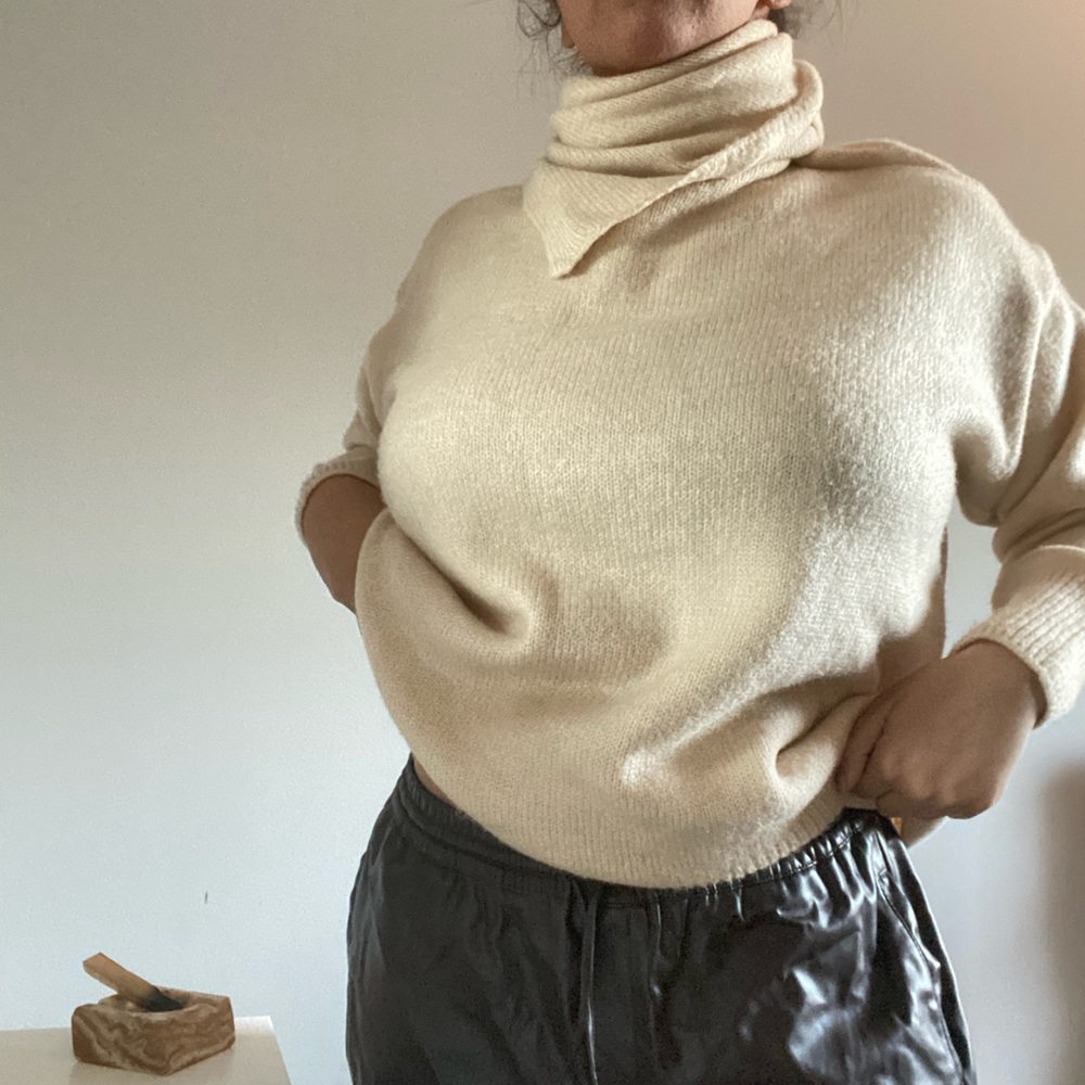 Mango scarf sweater